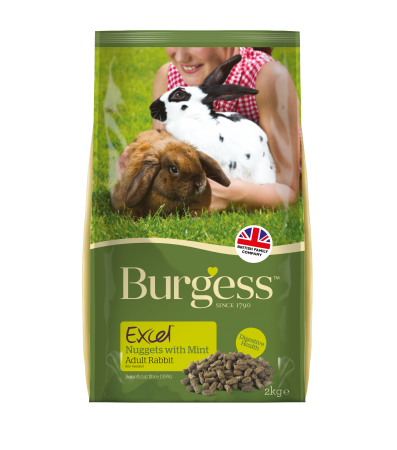 Burgess Excel Adult Rabbit Nuggets with Mint 2kg