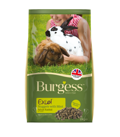 Burgess Excel Adult Rabbit Nuggets with Mint 4kg