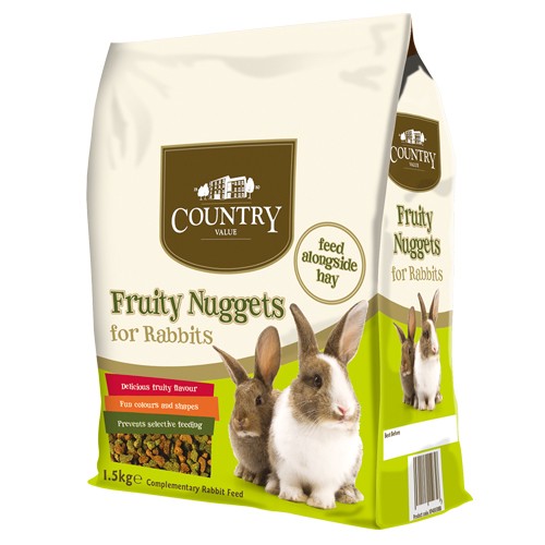 Burgess Country Value Fruity Nuggets for Rabbits 1.5kg