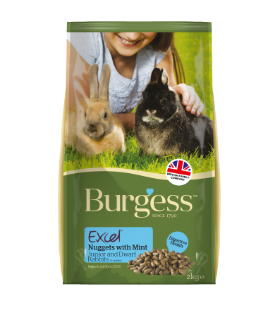 Burgess Excel Rabbit Junior Nuggets & Dwarf Nuggets 2kg