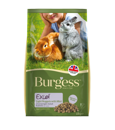 Burgess Excel Light Rabbit Nuggets 2kg