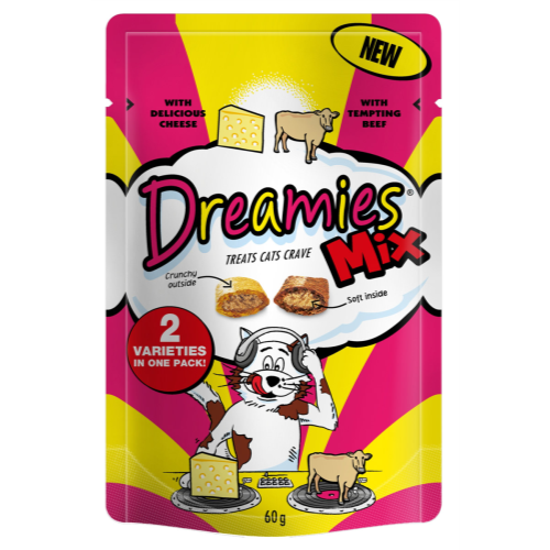 Dreamies Mixes Beef & Cheese 60g