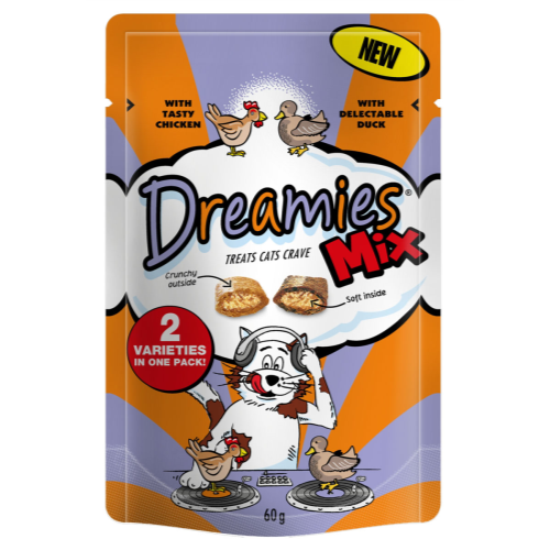 Dreamies Mixes Chicken & Duck 60g