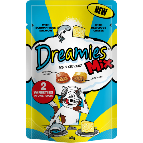 Dreamies Mixes Salmon & Cheese 60g