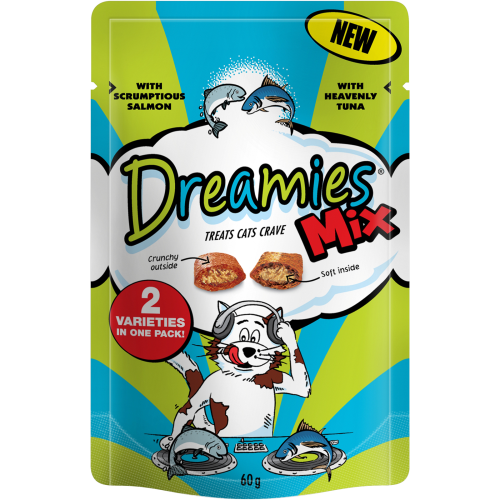 Dreamies Mixes Salmon & Tuna 60g