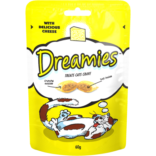 Dreamies Cat Treats Cheese 60g