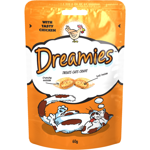 Dreamies Cat Treats Chicken 60g