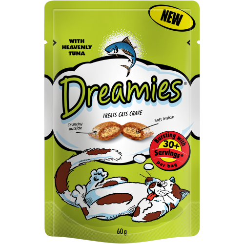 Dreamies Cat Treats Tuna 60g