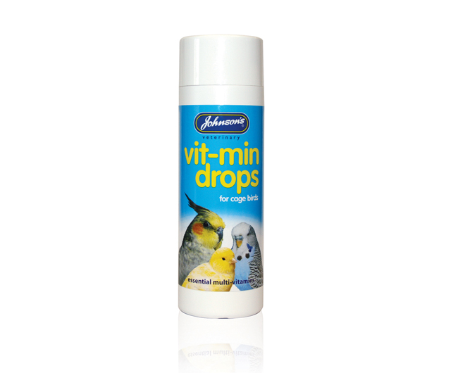 Johnsons Vit-Min Drops for all Caged Birds 100ml