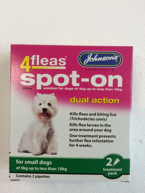 Johnsons 4Fleas Dog Dual Action Small Dog