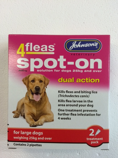 Johnsons 4Fleas Dog Dual Action Large Dog