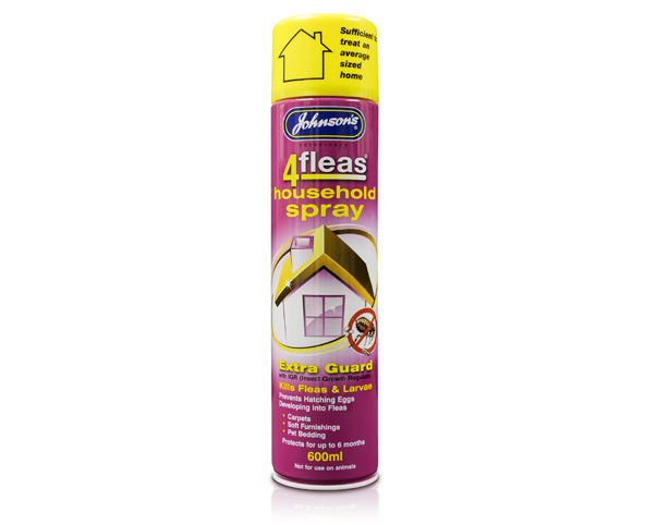 Johnsons 4Fleas Household spray – Extra Guard with IGR 600ml