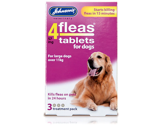 Johnsons 4Fleas Dogs over 11kg – 3 treatments