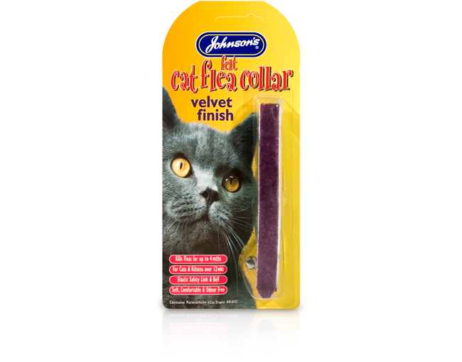 Johnsons Felt Flea Collars (mixed colours)