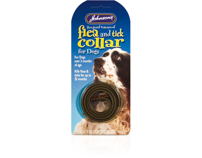 Johnsons Dog Flea & Tick Collar – standard (waterproof)