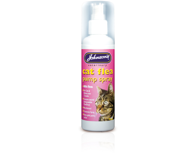 Johnsons Pump Cat Flea Spray 100ml