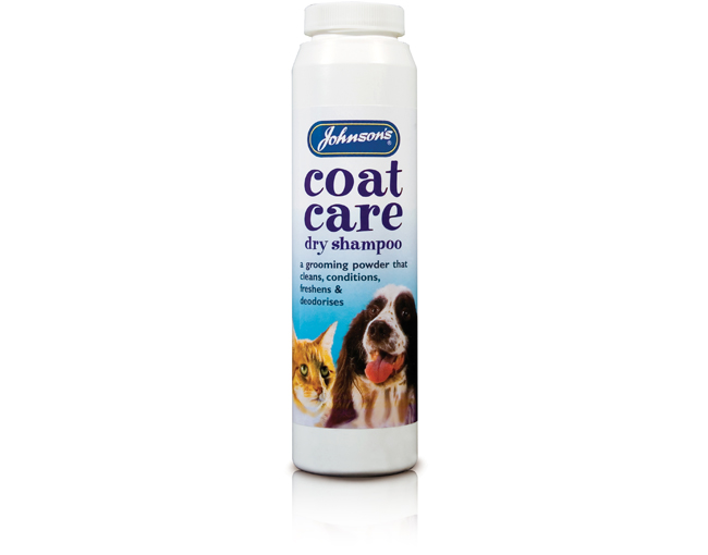Johnsons Coat-Care Dry Shampoo Powder 85g