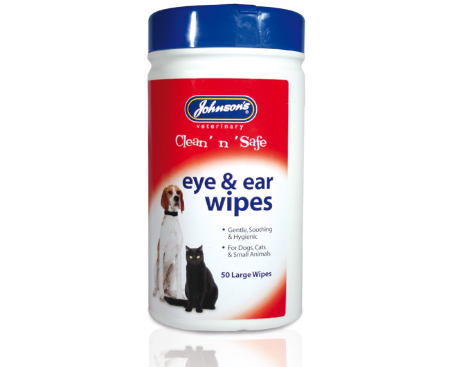 Johnsons Clean n Safe Eye & Ear Wipes 50