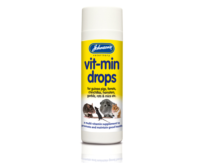 Johnsons Hamster/Guinea Pig Vit-Min Drops 100ml