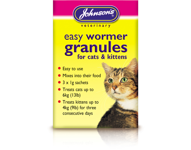 Johnsons Easy Round Wormer Granules (Cats & Kittens) 