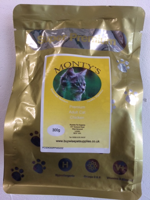 Monty Chicken Cat Food 300g