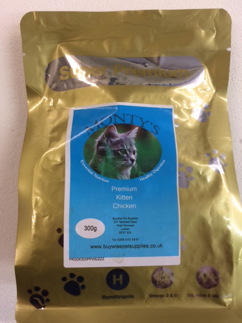 Monty Kitten Food 300g