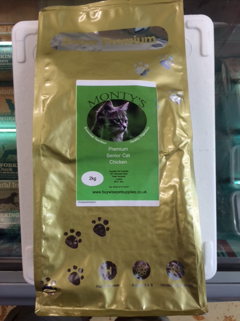 Monty Senior Cat Food 2kg