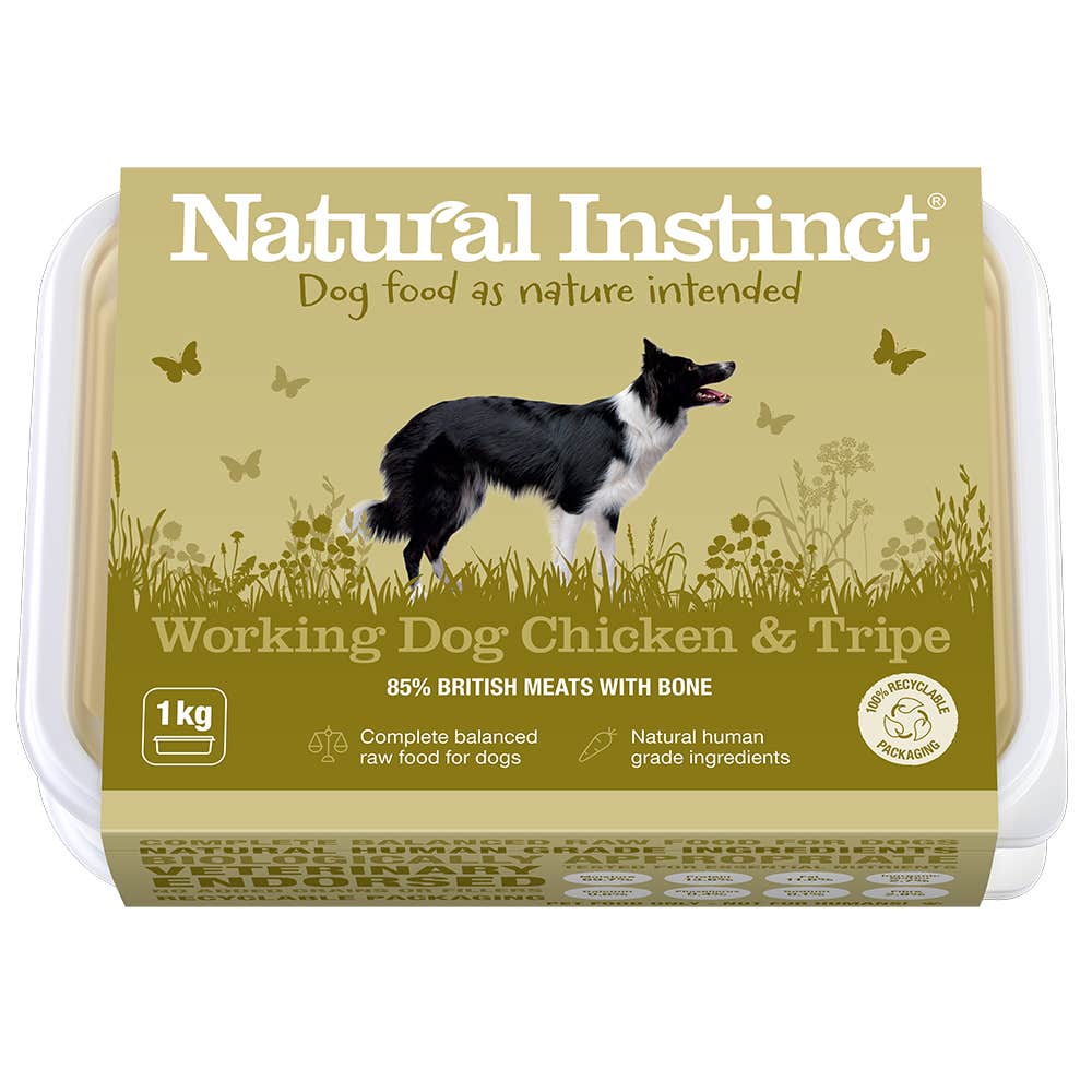 Natural Instinct Working Dog Tripe&Chicken 1kg