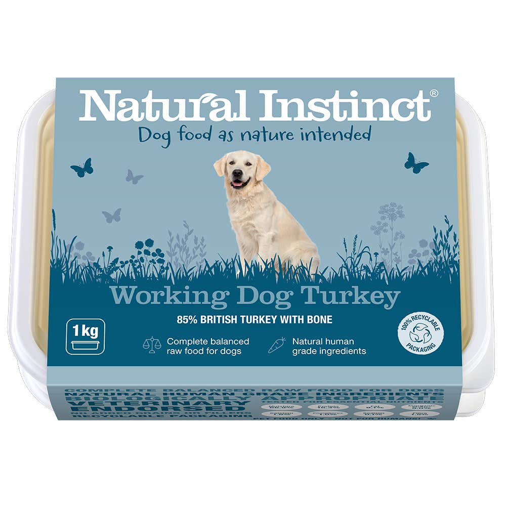 Natural Instinct Working Dog Turkey 1kg