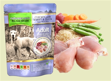 Natures Menu Chicken with Rabbit & Duck 300g